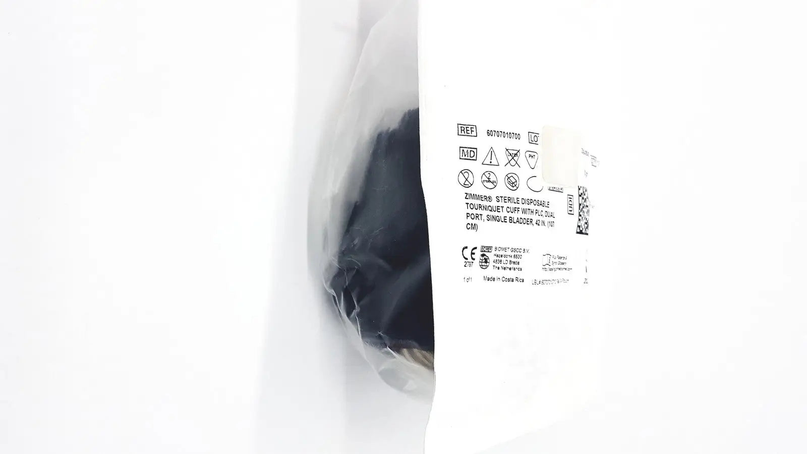 Zimmer Biomet Zimmer 60707010700 Disposable Tourniquet Cuff Single Bladder 42in Disposable Tourniquet Cuff, new product photo 11
