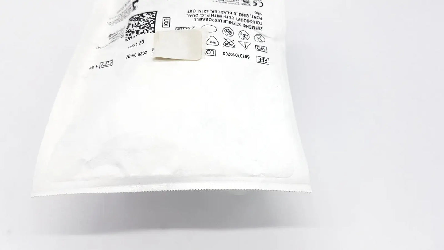 Zimmer Biomet Zimmer 60707010700 Disposable Tourniquet Cuff Single Bladder 42in Disposable Tourniquet Cuff, second-hand product photo 7