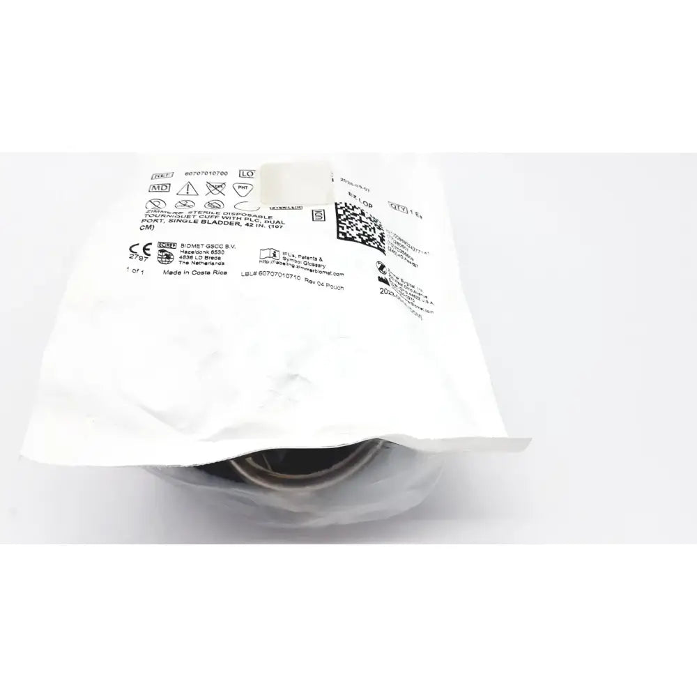 Zimmer Biomet Zimmer 60707010700 Disposable Tourniquet Cuff Single Bladder 42in Disposable Tourniquet Cuff, new product photo 5