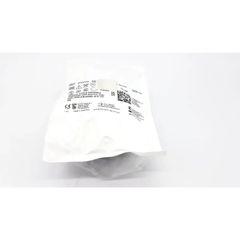 Zimmer Biomet Zimmer 60707010700 Disposable Tourniquet Cuff Single Bladder 42in Disposable Tourniquet Cuff, new product photo 1