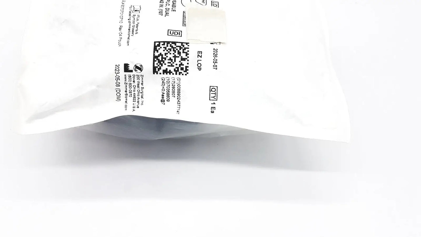 Zimmer Biomet Zimmer 60707010700 Disposable Tourniquet Cuff Single Bladder 42in Disposable Tourniquet Cuff, new product photo 6