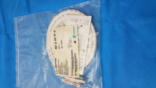 Zimmer ATS 2000 Pneumatic Dual Hose – Red – Tourniquet Cuff Connector – Used Tourniquet Cuff Connector, second-hand product photo 1