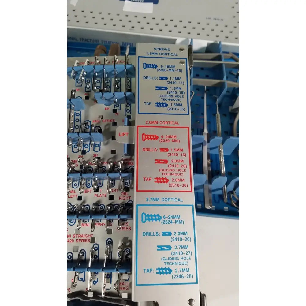 Zimmer Mini Fragment Set 2600-07 Fracture Management Surgical Instrument Set, second-hand product photo 19