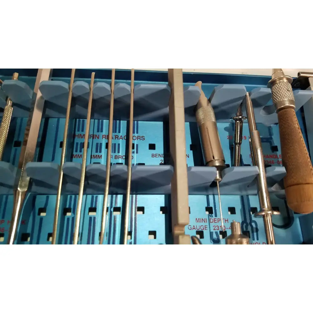 Zimmer Mini Fragment Set 2600-07 Fracture Management Surgical Instrument Set, second-hand product photo 12