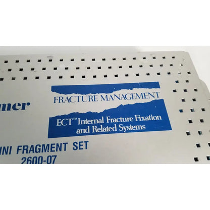 Zimmer Mini Fragment Set 2600-07 Fracture Management Surgical Instrument Set, second-hand product photo 4