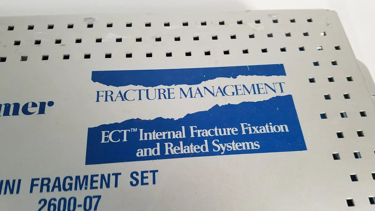 Zimmer Mini Fragment Set 2600-07 Fracture Management Surgical Instrument Set, second-hand product photo 4