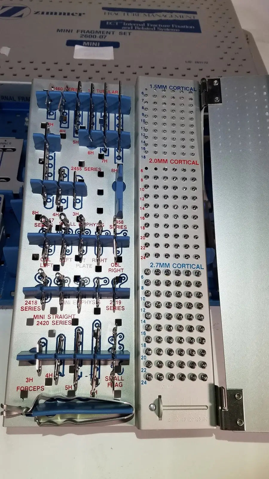 Zimmer Mini Fragment Set 2600-07 Fracture Management Surgical Instrument Set, second-hand product photo 14