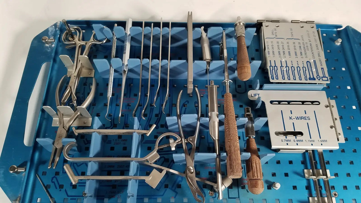 Zimmer Mini Fragment Set 2600-07 Fracture Management Surgical Instrument Set, second-hand product photo 23