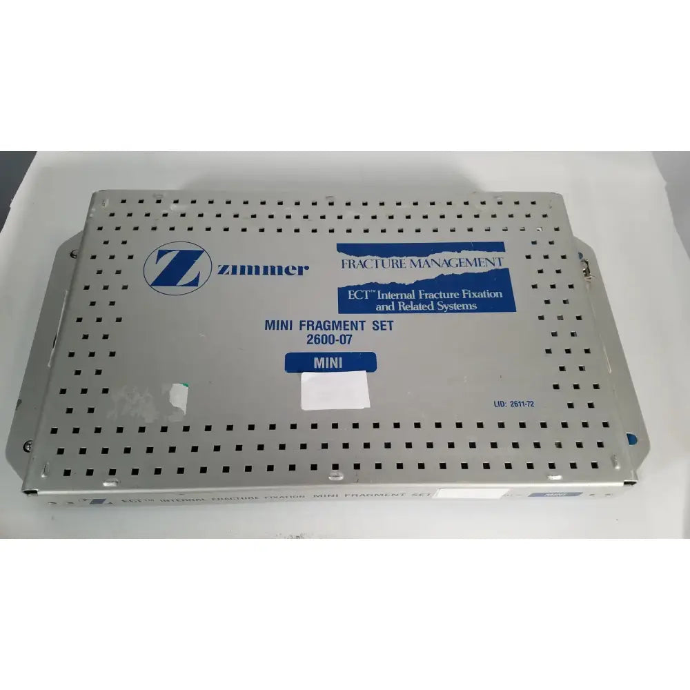 Zimmer Mini Fragment Set 2600-07 Fracture Management Surgical Instrument Set, second-hand product photo 2