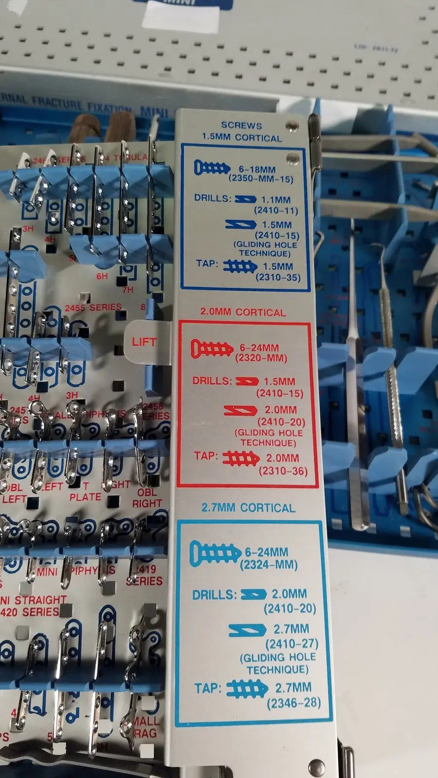Zimmer Mini Fragment Set 2600-07 Fracture Management Surgical Instrument Set, second-hand product photo 19