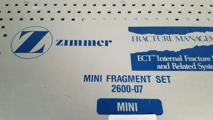 Zimmer Mini Fragment Set 2600-07 Fracture Management Surgical Instrument Set, second-hand product photo 3