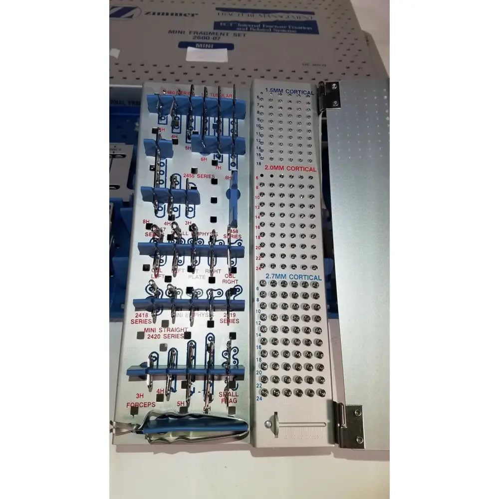 Zimmer Mini Fragment Set 2600-07 Fracture Management Surgical Instrument Set, second-hand product photo 14