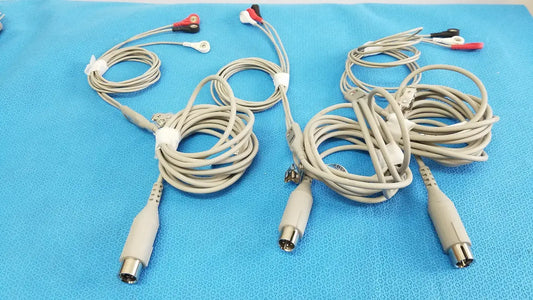 Reuse Medical ZOLL 3-Lead ECG Patient Cable - 8000-0025 Medical Cables & Cords, second-hand product photo 1